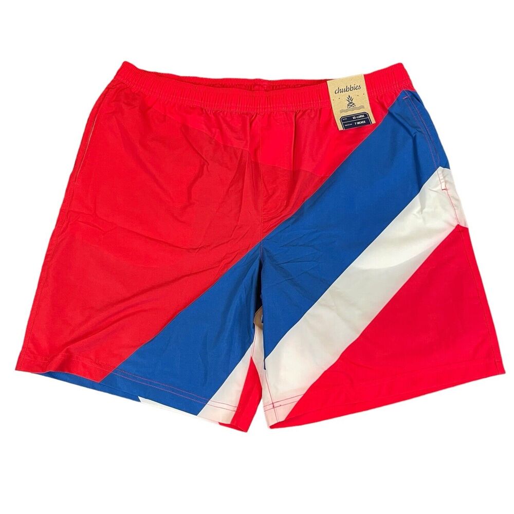 NEW Chubbies The Living The Dreams 7" Athlounger Lined Shorts XXL Zipped Pocket